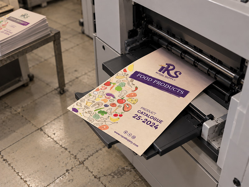 Printing services in Dubai: Royal Plus Car Rental brochure and flyer printed